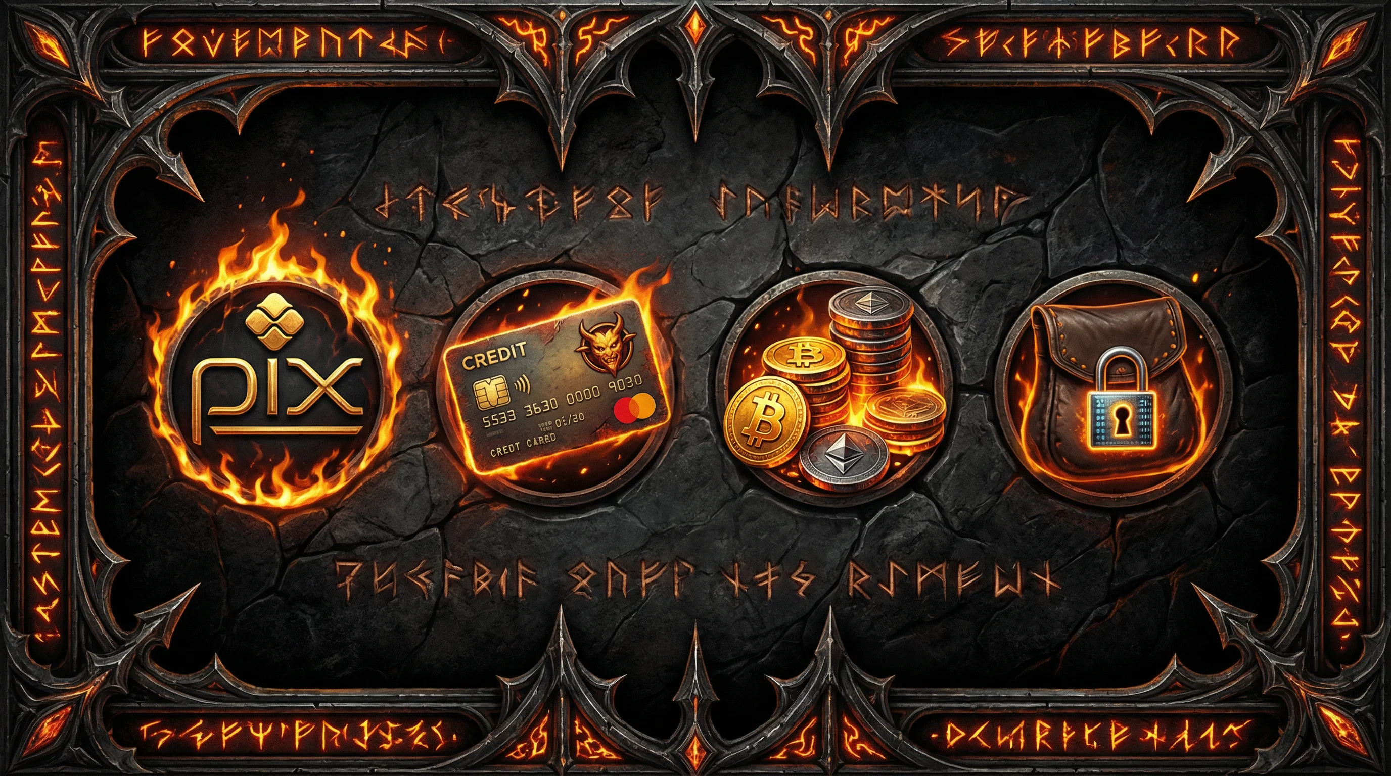 Métodos de pagamento do luckbet incluindo PIX, cartões e criptomoedas